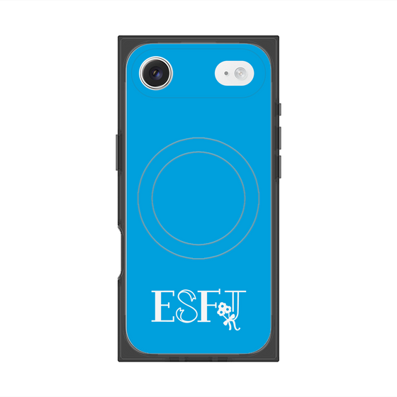 Premium Square Case with MagSafe［ Original - ESFJ Consul - Alphabet - Blue ］