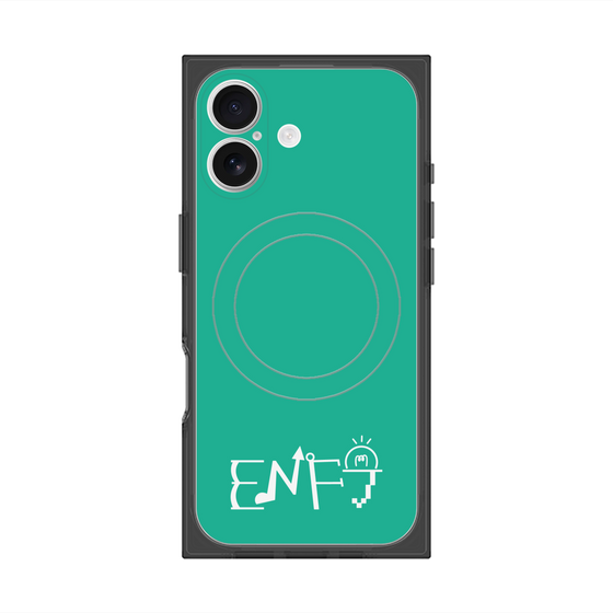 Premium Square Case with MagSafe［ Original - ENFJ Protagonist - Alphabet - Green ］