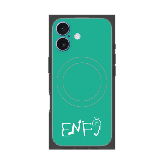 Premium Square Case with MagSafe［ Original - ENFJ Protagonist - Alphabet - Green ］