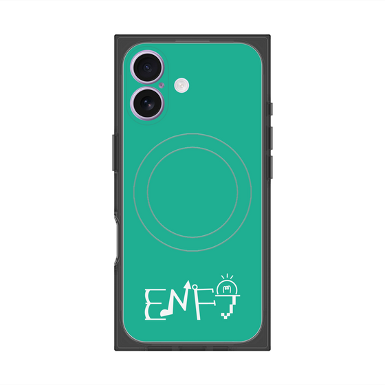 Premium Square Case with MagSafe［ Original - ENFJ Protagonist - Alphabet - Green ］