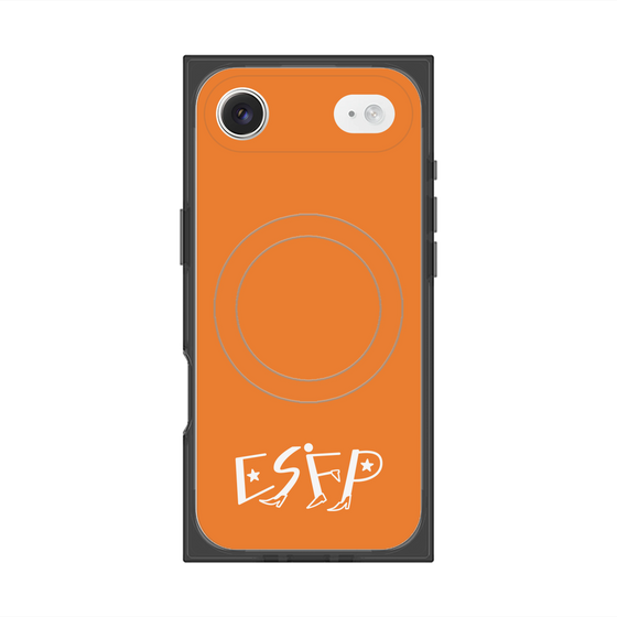 Premium Square Case with MagSafe［ Original - ESFP Entertainer - Alphabet - Orange ］