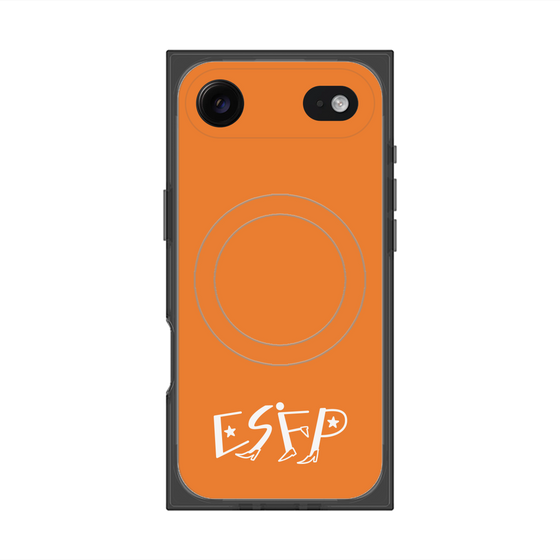 Premium Square Case with MagSafe［ Original - ESFP Entertainer - Alphabet - Orange ］