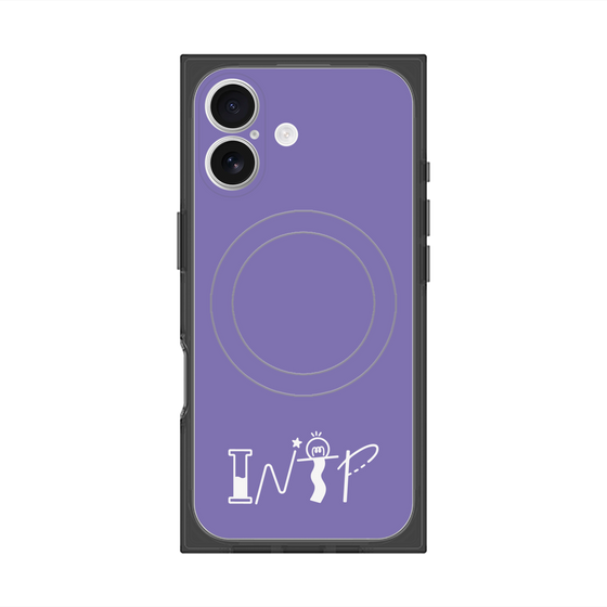 Premium Square Case with MagSafe［ Original - INTP Logician - Alphabet - Purple ］