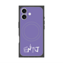 Premium Square Case with MagSafe［ Original - ENTJ Commander - Alphabet - Purple ］