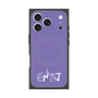 Premium Square Case with MagSafe［ Original - ENTJ Commander - Alphabet - Purple ］