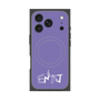 Premium Square Case with MagSafe［ Original - ENTJ Commander - Alphabet - Purple ］