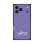 Premium Square Case with MagSafe［ Original - ENTJ Commander - Alphabet - Purple ］