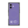 Premium Square Case with MagSafe［ Original - ENTP Debater - Alphabet - Purple ］