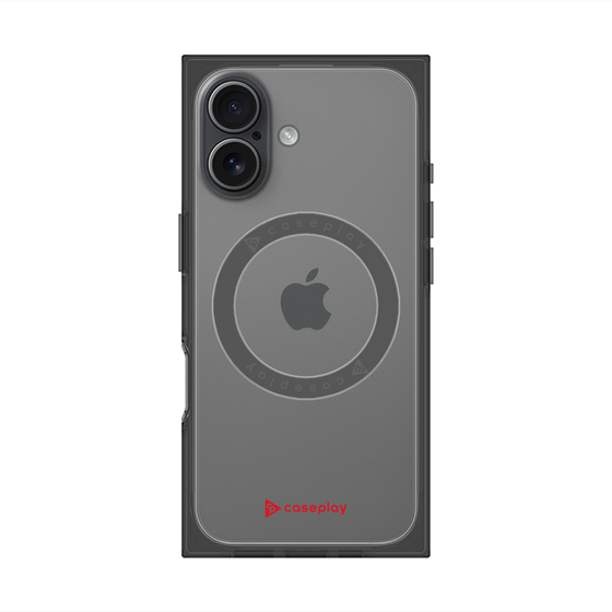 Premium Square Case with MagSafe［ Original - CASEPLAY Logo - Red/A ］