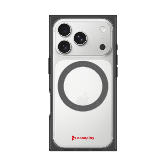 Premium Square Case with MagSafe［ Original - CASEPLAY Logo - Red/A ］