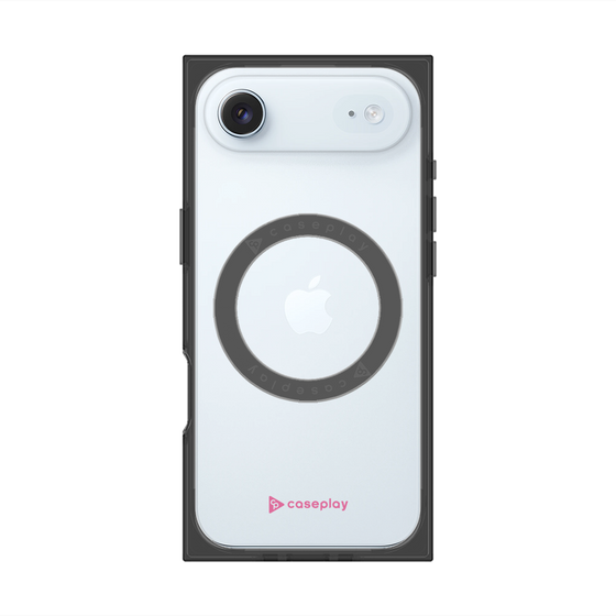 Premium Square Case with MagSafe［ Original - CASEPLAY Logo - Pink/A ］