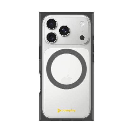 Premium Square Case with MagSafe［ Original - CASEPLAY Logo - Yellow/A ］