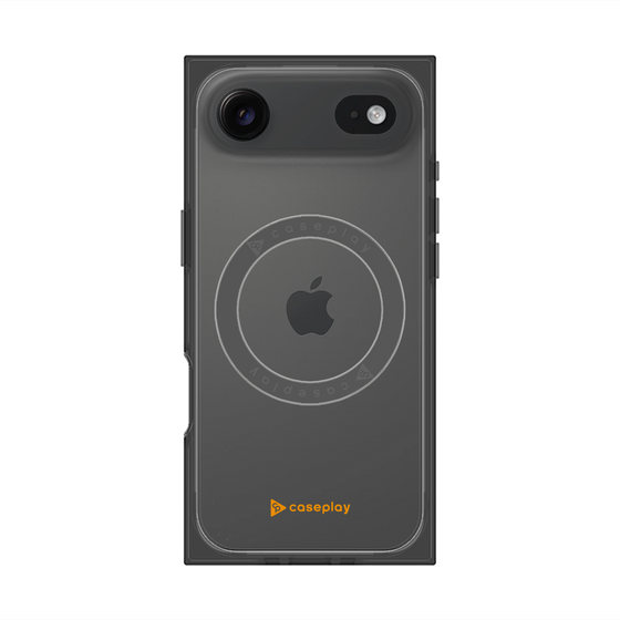 Premium Square Case with MagSafe［ Original - CASEPLAY Logo - Orange/A ］