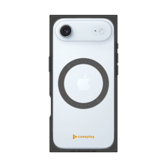 Premium Square Case with MagSafe［ Original - CASEPLAY Logo - Orange/A ］