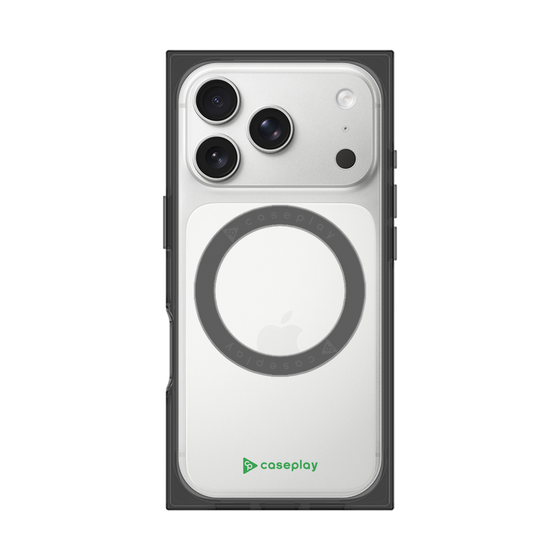 Premium Square Case with MagSafe［ Original - CASEPLAY Logo - Green/A ］