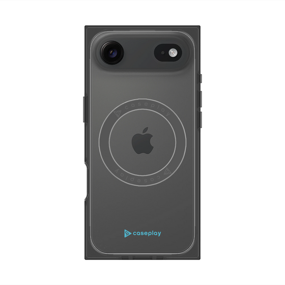 Premium Square Case with MagSafe［ Original - CASEPLAY Logo - Light Blue/A ］