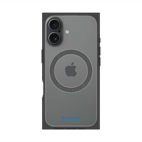 Premium Square Case with MagSafe［ Original - CASEPLAY Logo - Blue/A ］