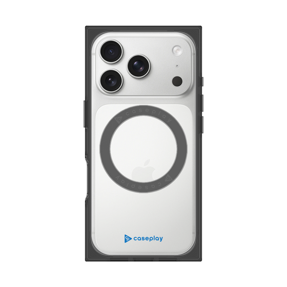 Premium Square Case with MagSafe［ Original - CASEPLAY Logo - Blue/A ］