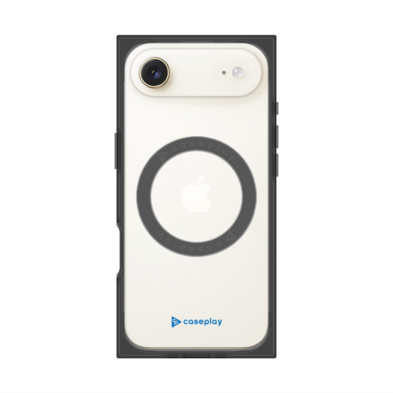 Premium Square Case with MagSafe［ Original - CASEPLAY Logo - Blue/A ］