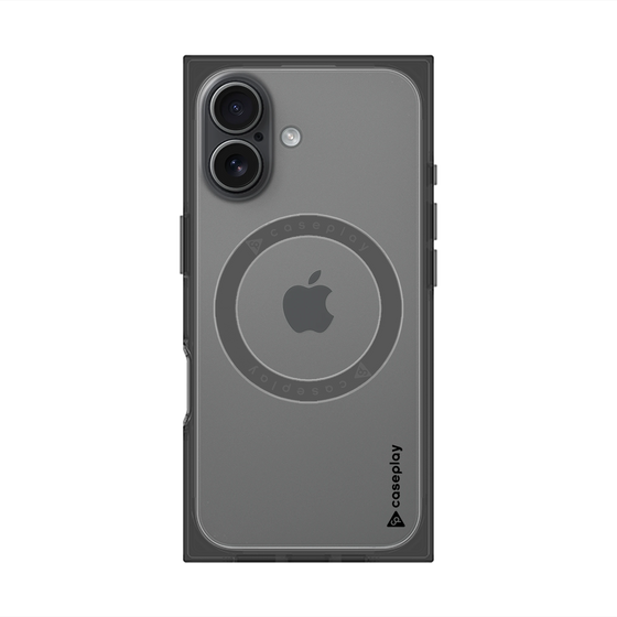 Premium Square Case with MagSafe［ Original - CASEPLAY Logo - Black/B ］