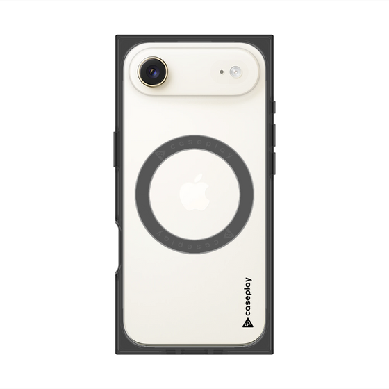 Premium Square Case with MagSafe［ Original - CASEPLAY Logo - Black/B ］