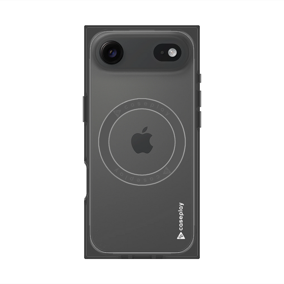 Premium Square Case with MagSafe［ Original - CASEPLAY Logo - White/B ］