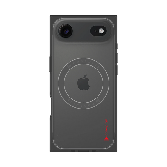 Premium Square Case with MagSafe［ Original - CASEPLAY Logo - Red/B ］