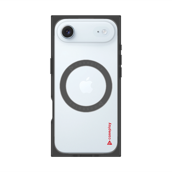 Premium Square Case with MagSafe［ Original - CASEPLAY Logo - Red/B ］