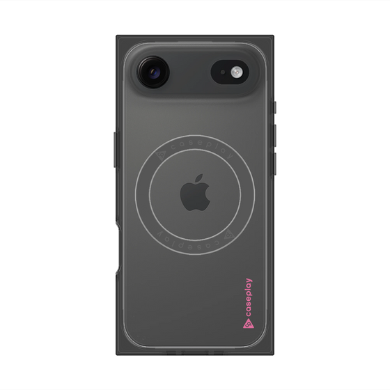 Premium Square Case with MagSafe［ Original - CASEPLAY Logo - Pink/B ］