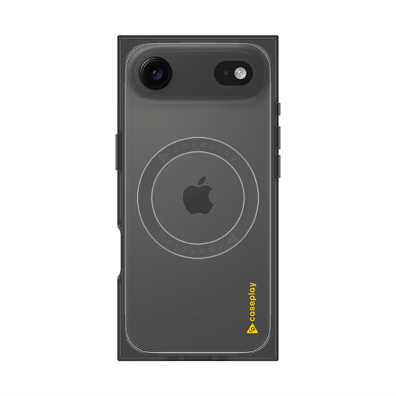 Premium Square Case with MagSafe［ Original - CASEPLAY Logo - Yellow/B ］