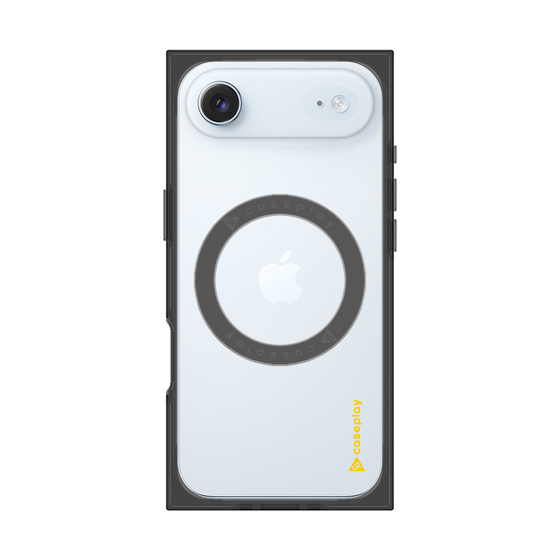 Premium Square Case with MagSafe［ Original - CASEPLAY Logo - Yellow/B ］