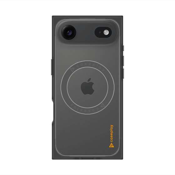 Premium Square Case with MagSafe［ Original - CASEPLAY Logo - Orange/B ］