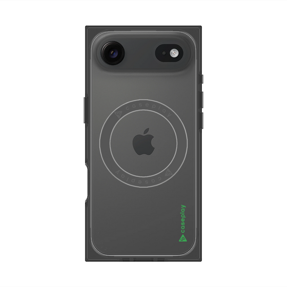 Premium Square Case with MagSafe［ Original - CASEPLAY Logo - Green/B ］