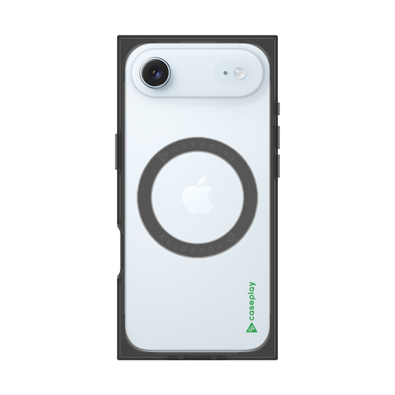 Premium Square Case with MagSafe［ Original - CASEPLAY Logo - Green/B ］