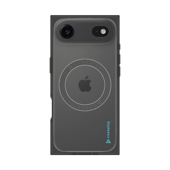 Premium Square Case with MagSafe［ Original - CASEPLAY Logo - Light Blue/B ］