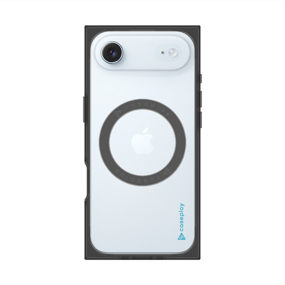 Premium Square Case with MagSafe［ Original - CASEPLAY Logo - Light Blue/B ］