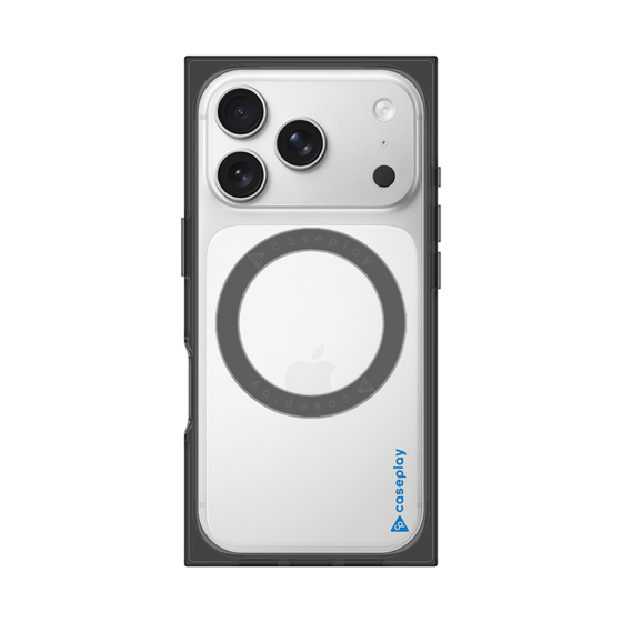 Premium Square Case with MagSafe［ Original - CASEPLAY Logo - Blue/B ］