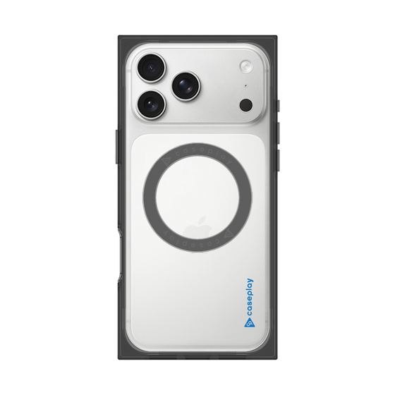 Premium Square Case with MagSafe［ Original - CASEPLAY Logo - Blue/B ］