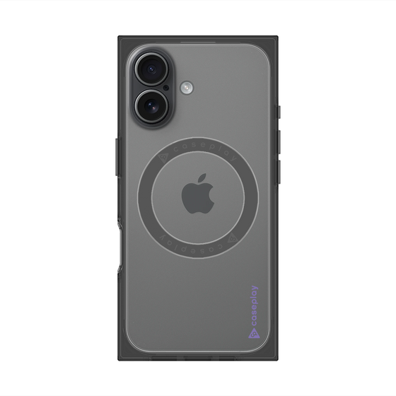 Premium Square Case with MagSafe［ Original - CASEPLAY Logo - Purple/B ］