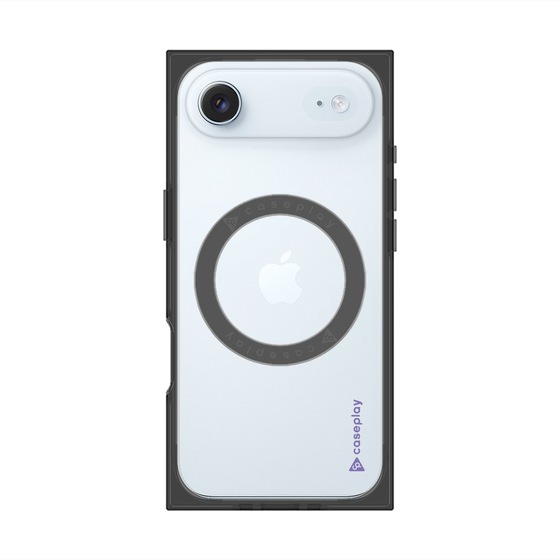 Premium Square Case with MagSafe［ Original - CASEPLAY Logo - Purple/B ］