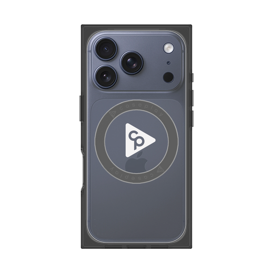 Premium Square Case with MagSafe［ Original - CASEPLAY Logo - White/C ］