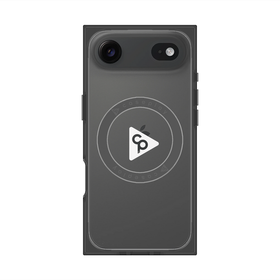 Premium Square Case with MagSafe［ Original - CASEPLAY Logo - White/C ］