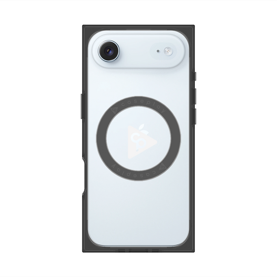 Premium Square Case with MagSafe［ Original - CASEPLAY Logo - White/C ］