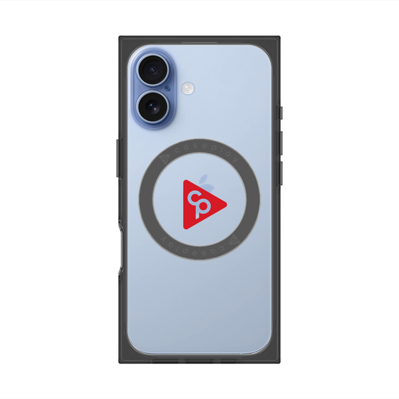 Premium Square Case with MagSafe［ Original - CASEPLAY Logo - Red/C ］
