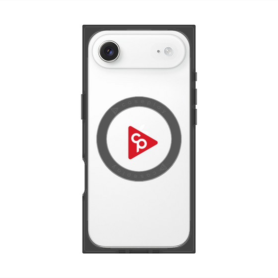 Premium Square Case with MagSafe［ Original - CASEPLAY Logo - Red/C ］