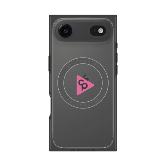Premium Square Case with MagSafe［ Original - CASEPLAY Logo - Pink/C ］