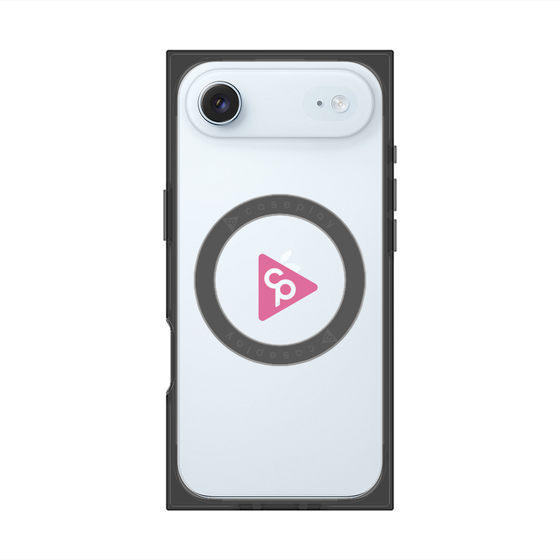 Premium Square Case with MagSafe［ Original - CASEPLAY Logo - Pink/C ］
