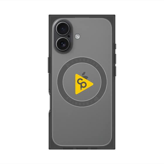 Premium Square Case with MagSafe［ Original - CASEPLAY Logo - Yellow/C ］