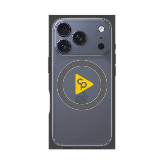 Premium Square Case with MagSafe［ Original - CASEPLAY Logo - Yellow/C ］