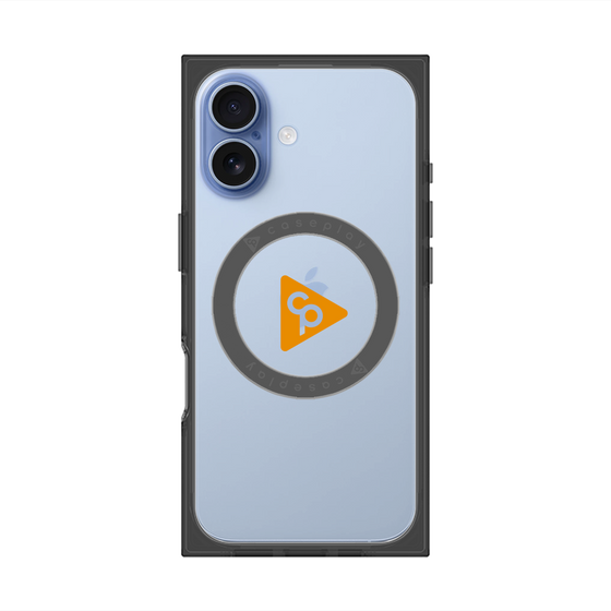 Premium Square Case with MagSafe［ Original - CASEPLAY Logo - Orange/C ］